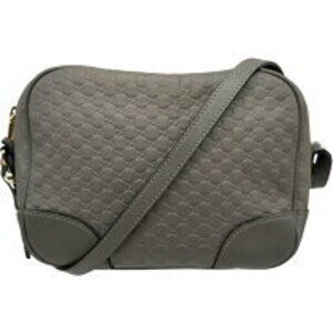 Gucci Camera Shoulder Bag Gray Guccissima